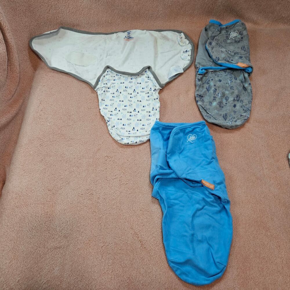 SwaddleMe Original Easy Change Swaddle SM/MED Assorted 3-Pack